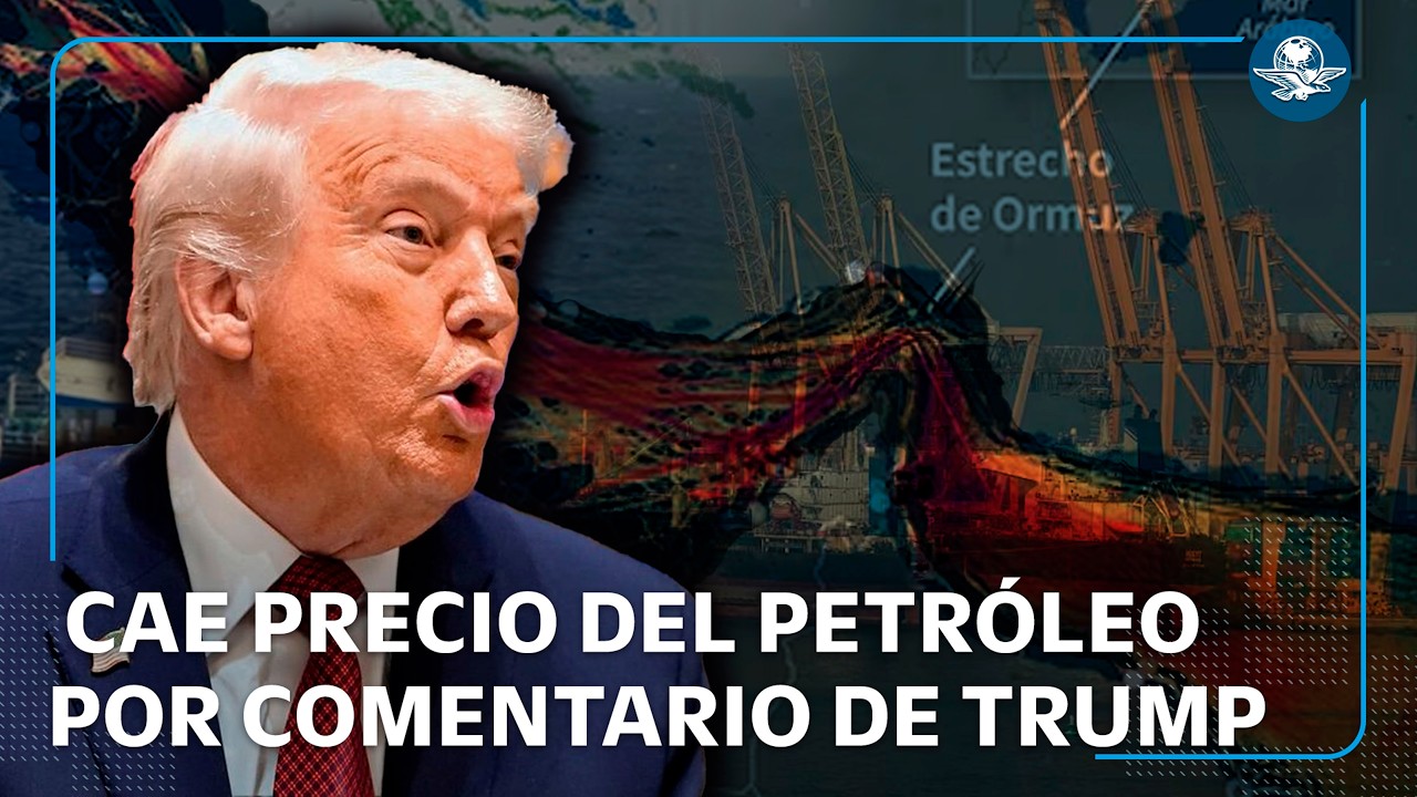 Caen precios del petróleo tras declaraciones de Trump sobre posible fin de la guerra