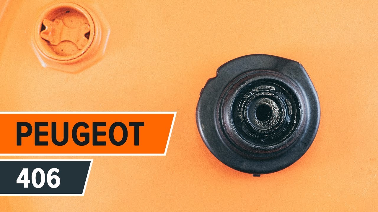 Como mudar cabeçotes do amortecedores da parte dianteira em Peugeot 406 sedan - guia de substituição