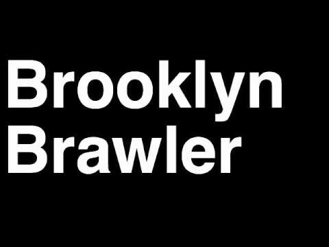 How to Pronounce Brooklyn Brawler Steve Lombardi WWF WWE Wrestler Wrestling WrestleMania Match