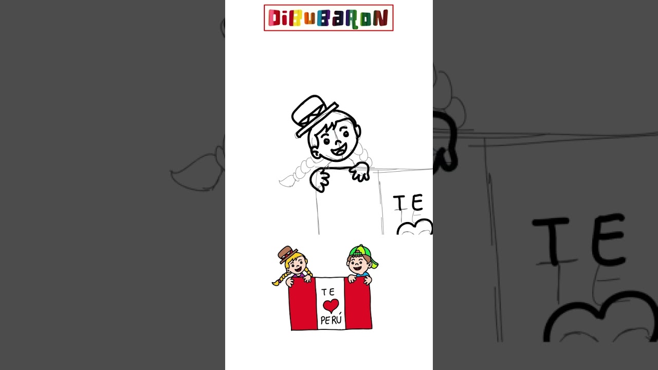 Dibujando para las felices fiestas patrias del Perú | Dibujos fáciles