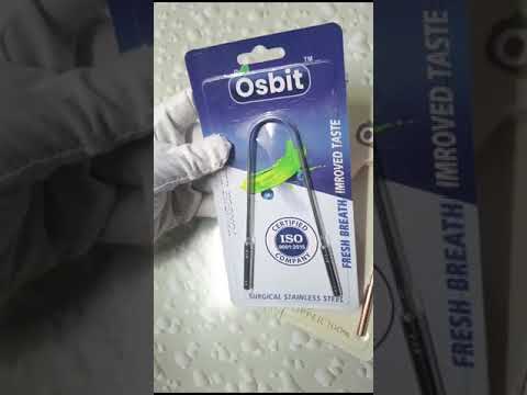 Osbit Stainless Steel Tongue Cleaner Packet