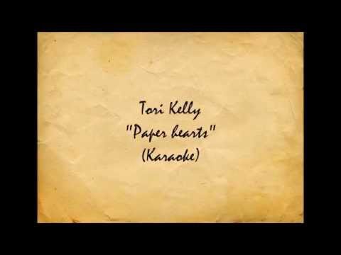 Tori Kelly - "Paper Hearts"(Karaoke)[Piano Ver.]