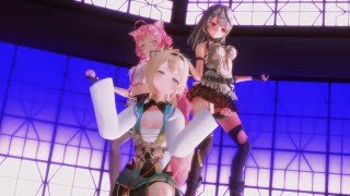 4K『jewel』沙花叉クロヱ・博衣こより・風真いろは【ホロライブMMD】holoX