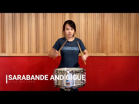 ABRSM G4 Percussion 2020 (A1) Sarabande and Gigue - Alan Bullard