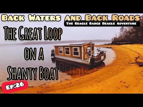 Ep:26 The Great Loop on a Shanty Boat | "Entering the Tenn-Tom Waterway" | Time out of Mind
