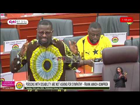 'PWDs don't want sympathy; they want what they're entitled to' - Annoh-Dompreh urges gov't action