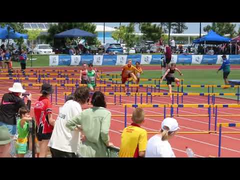 90m Hurdles U13 & U14 Boys Final, ANQ Championships, Mackay 24 September 2023