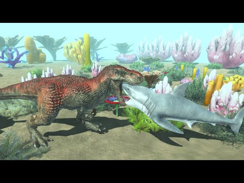 NEW UNIT Great White Shark and Orca vs ALL UNITS Animal Revolt Battle Simulator