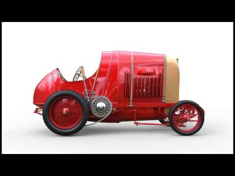 3D Model Fiat S76 Beast of Turin Car 3DExport.com