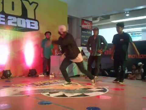 Tukcom bboybattle 2013 3on3 Bump boom boom vs ดงบังชิงกิ