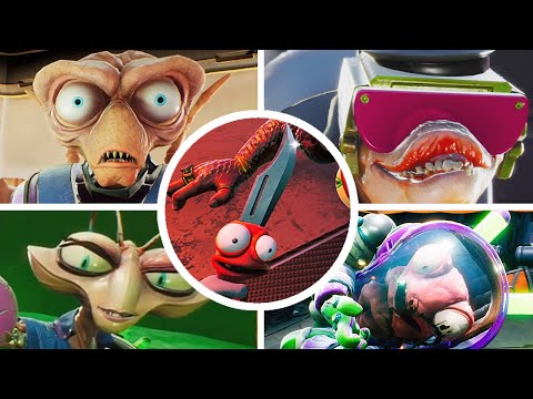 How Knifey Reacts Mutilating All Bosses - High on Life