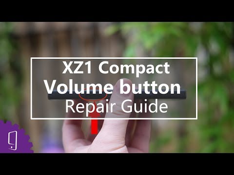 Sony Xperia XZ1 compact volume button repair guide