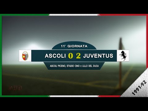 Serie A 1991-92, g11, Ascoli - Juventus