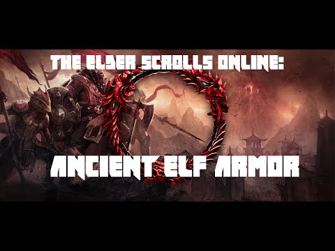 The Elder Scrolls Online - All Veteran Ancient Elf Armor - D3rpymuffins Gaming