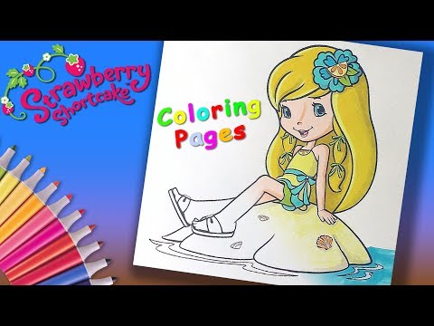 Lemon Meringue Coloring #PageforGirls #LearnColors and #LearnColoring with Strawberry Shortcake Video