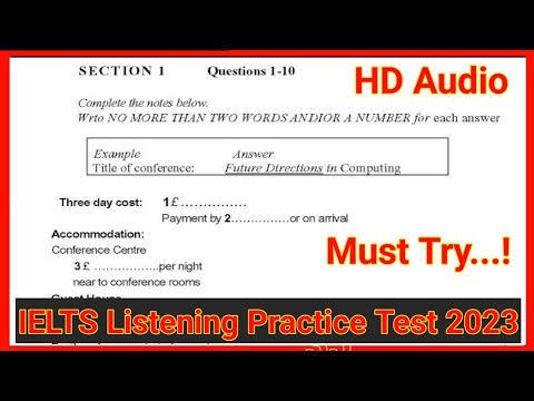 Future Directions in Computing IELTS Listening | IELTS Listening Practice Test | @IELTSwithKamal