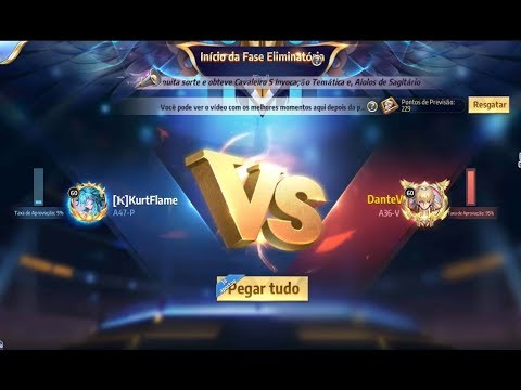 FINAL DO JAMIEL- [K]KURTFLAME VS DANTEV !!! O CAMPEÃO VOLTOU!!! SERÁ ?  - saint seiya : awakening