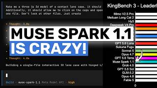 Muse Spark 1.1 (Fully Tested): Okay, it's SO GOOD!