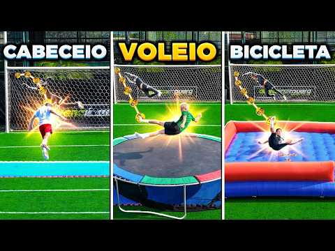 CABECEIO, VOLEIO, BICICLETA!! (TEVE MUITOS GOLAÇOS NO PULA-PULA)