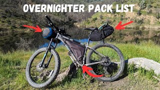 How I Pack For a 1-Night Bikepacking Trip!