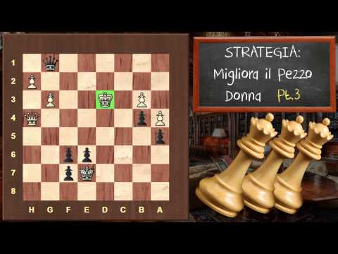 Strategia negli Scacchi - 20 Migliora il Pezzo - Donna Pt.3