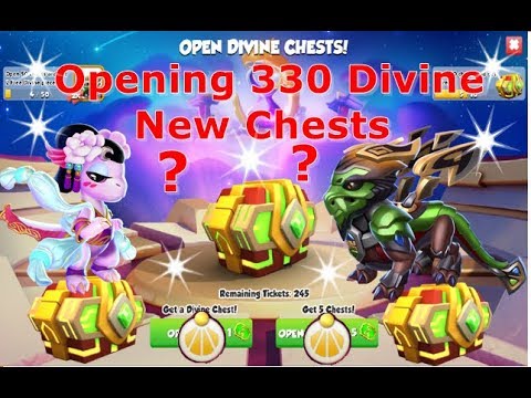 Opening 330 Divine Chests-Dragon Mania Legends | Divine Allies | Divine Dawn | Castle Event | DML