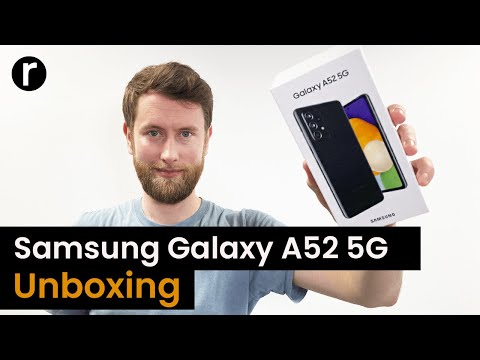 Samsung Galaxy A52 5G Unboxing and Hands-On
