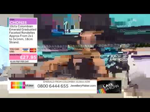 Ruby Plain Rounds on The Late Show with Vicky Field (JewelleryMaker) LIVE 16/02/2015