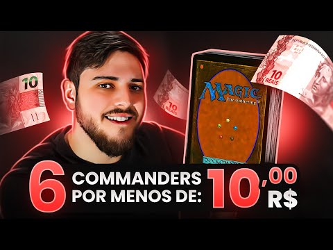 6 DECKS COMMANDER POR MENOS DE R$10!