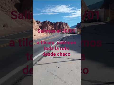 salimos de fontana chaco  a tilcara jujuy seguinos durante el proceso