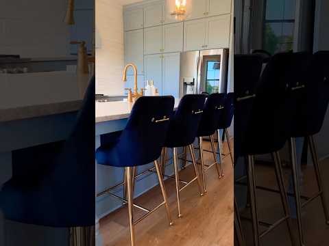 Unbox & setup kitchen barstools/chairs #asmr #amazonfinds #amazonhomedecor #amazonkitchendecor