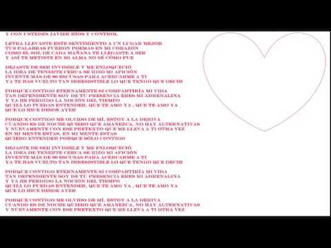 CONTROL Solo Contigo Jennifer de Grupo Control con Javier Rios