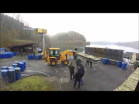 Neubau Steg 1 2020 im Yacht- und Ruder- Club Attendorn