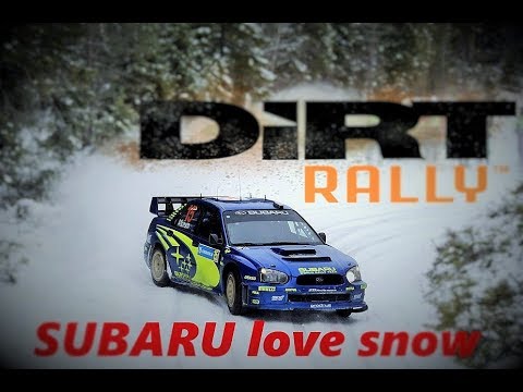 Dirt Rally Subi Snow fun 60FPS PC GAMEPLAY GTX 950M Subaru Impreza