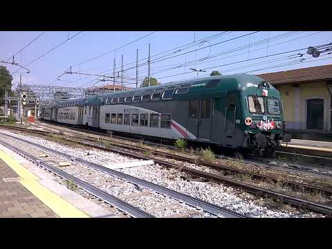 E464 237+6 2 piani Trenord - Monza 25/08/2017