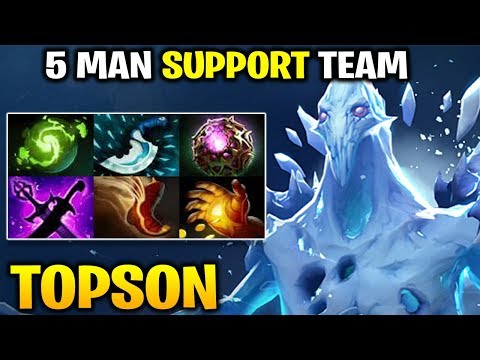 Topson AA - ALL TEAM 5 MAN SUPPORT NO CARRY DREAM TEAM