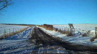 preview picture of video 'Winter Drive South Alyth Scotland'