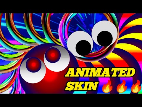 Slither.io A.I ANIMATED SKIN Vs GIANT Pro Snakes - Epic Skin Slitherio Vip Gameplay - World Record