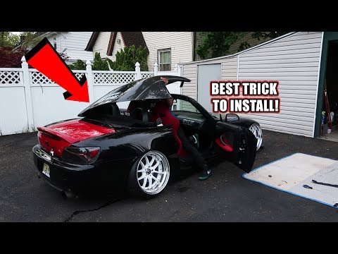 S2000 SECRET HARDTOP TRICK INSTALL