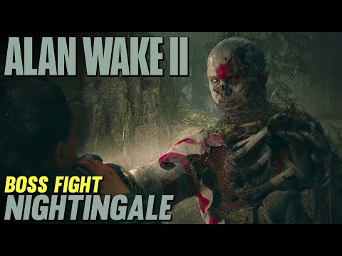 Saga vs. Nightingale - Boss Fight - Alan Wake 2 [4K 60FPS]