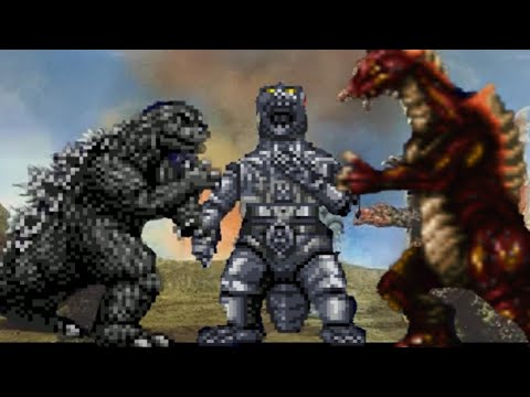 Godzilla 70s vs MechaGodzilla 2 and Titanosaurus (Godzilla Omniverse)