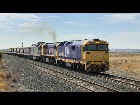 2CK5 Pacific National Grain With X48 - PoathTV Australian Trains & Railways