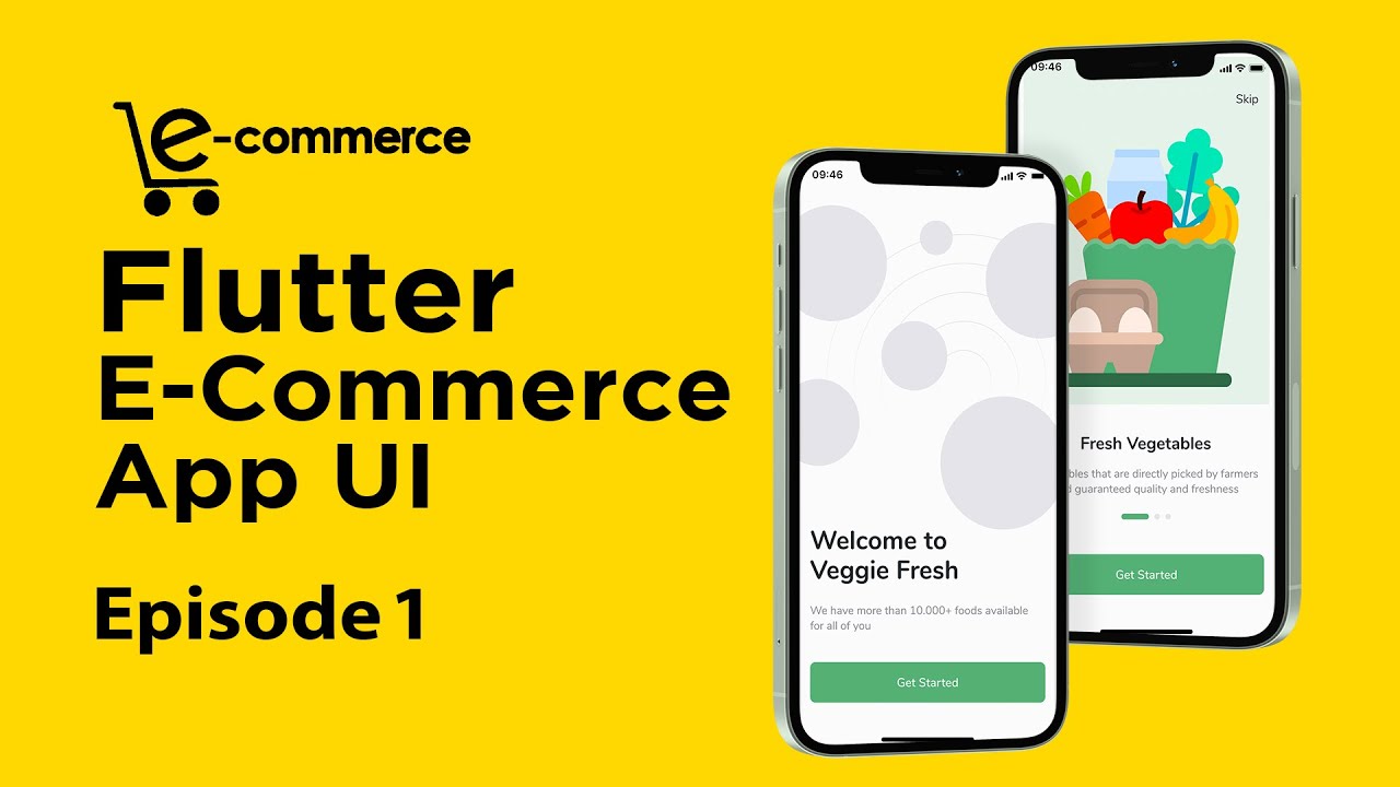 Flutter Complete E-Commerce App UI - Episode 1 - Flutter Speed Code with Source Code