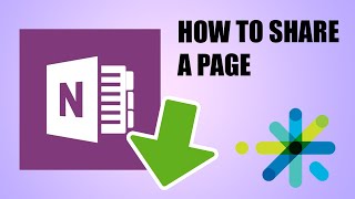 How to Share a OneNote Page