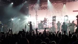 The Used - Noise and Kisses live @ Playstation Theater NYC 4/26/16