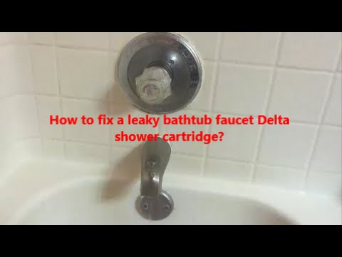 image-Why does my Delta tub faucet drip?