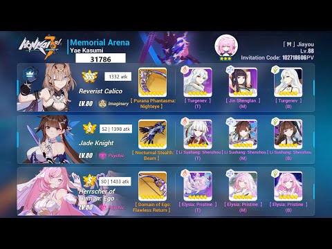 Hi3 EX MA: Kasumi 31786 | RC JK HoH, Ely elf