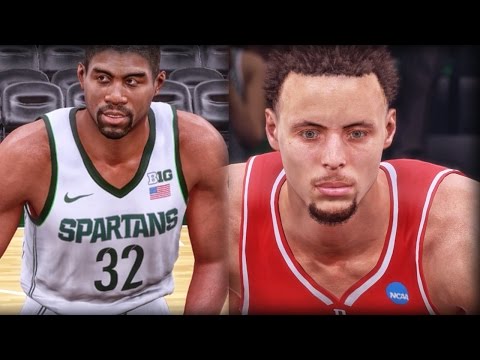 #MTMadness - CURRY WOW! QJB vs Kuda {Michigan St vs Davidson} NBA 2k16 My Team