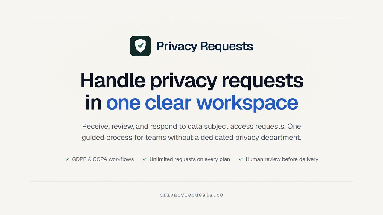 Privacyrequests video preview