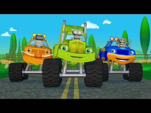 Learn Colors Monster Truck Race + Monster Truck Compilation I HOUR